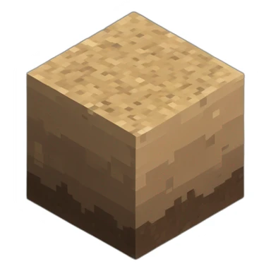 Dirt block minecraft sticker