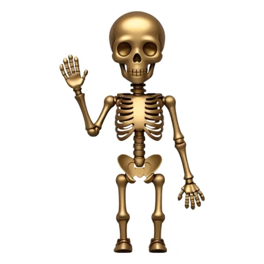 Wind-Up Skeleton sticker