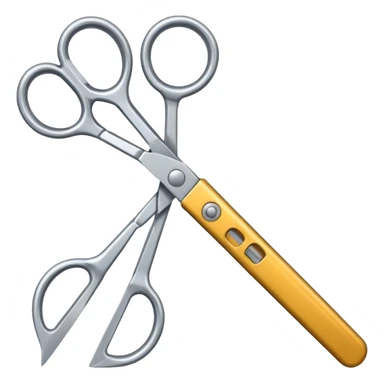 mac os cut scissors sticker