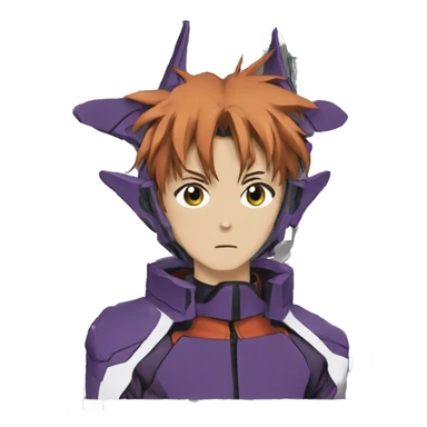 asuke evangelion sticker