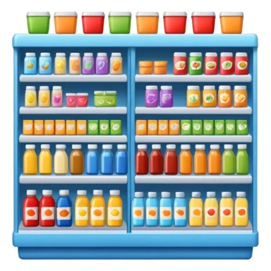 mini supermarket sticker