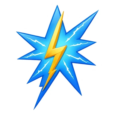 lightning bolt  sticker