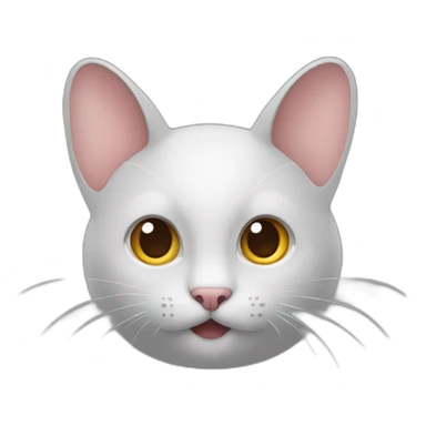 Chat qui porte une souris sticker