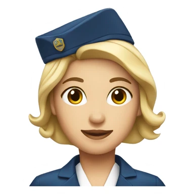flight attendant sticker