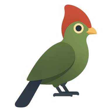 red-crested turaco sticker