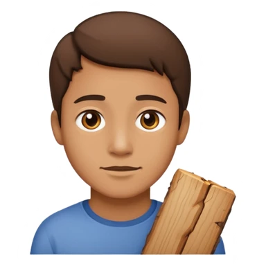 an icon of a person with a small chip next to him sticker