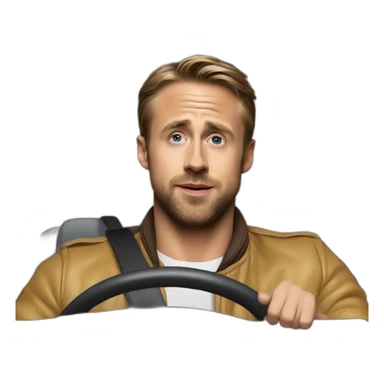 Ryan gosling saying « i drive » sticker