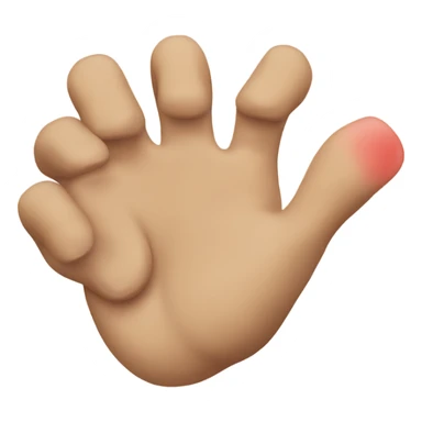 hand covering nose smelly  sticker