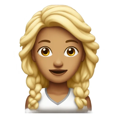 Well built woman sticker