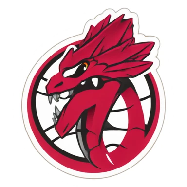 toronto raptors logo sticker
