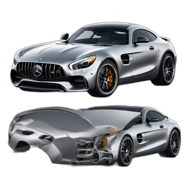 mercedes amg gt sticker