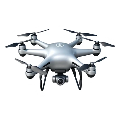A flying drone  sticker