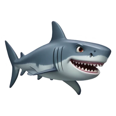 Shrek shark sticker