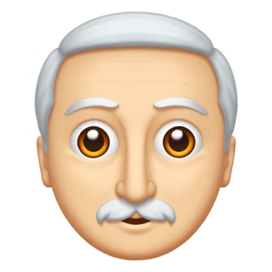 Sus işareti yapan yüz sticker