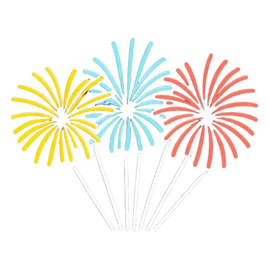 Fireworks with 2026 sticker