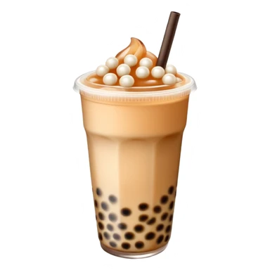 Milk bubble tea sticker