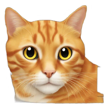 orange cat crossword puzzle sticker