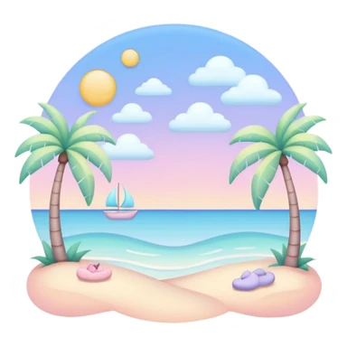 Pastel Paradise sticker