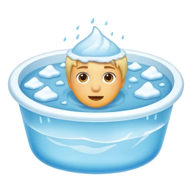 Ice bath sticker