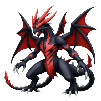 Darkrai-Giratina-Zekrom-Yveltal-fusion-Fakémon-Pokémon-creature  sticker