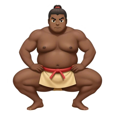 Sumo Wrestling – Cinematic Realistic Sumo Wrestling Scene, featuring a powerful sumo wrestler in traditional mawashi engaged in an intense bout on a sandy dohyo, muscles tensed and sweat glistening under dramatic arena lighting, capturing the raw energy and tradition of the sport. sticker