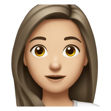 Brunette white girl taking picture with a phone sticker