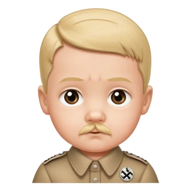 Baby face Hitler sticker