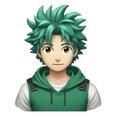 Izuku mydorya  sticker