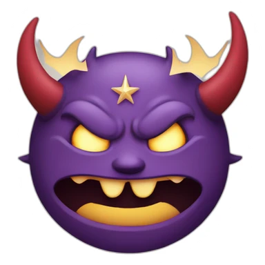 Demon with a star sticker