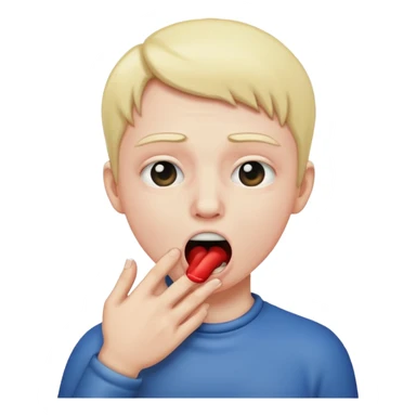 choking myself sticker