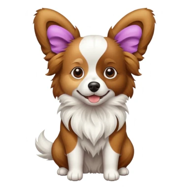 Lollipop and papion sticker