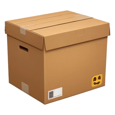 make delivery box  sticker
