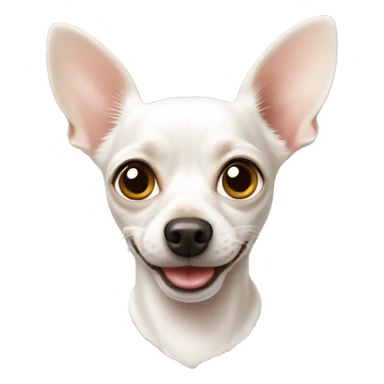 White Chihuahua dachshund sticker