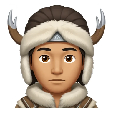 Inuit hunter sticker