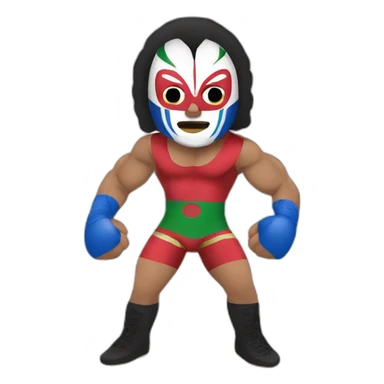 mexican wrestling sticker