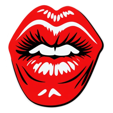 kiss sticker