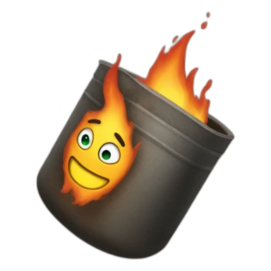 Burnable refuse sticker