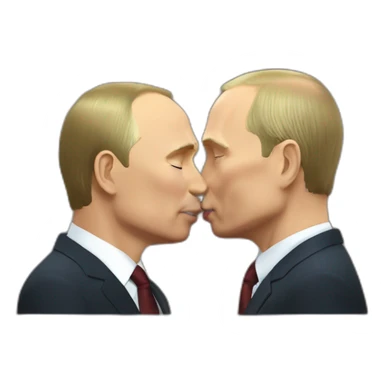 vladimir putin kiss sticker
