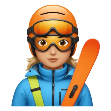 A person is skiing on the snow
person sticker