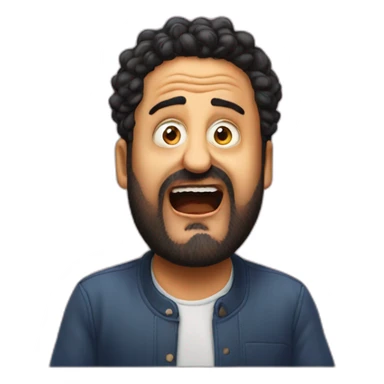 cyril-hanouna-yells sticker