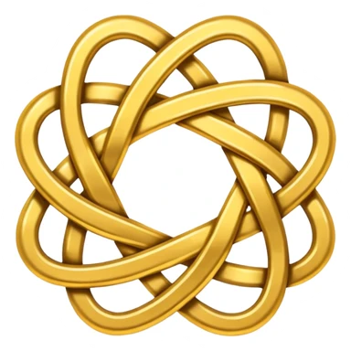 Symbol that represents the union of people sticker