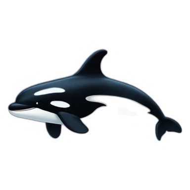 killer whale with air powers sticker