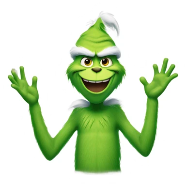 Grinch clapping sticker