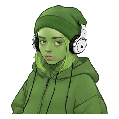 Billie Eilish  sticker