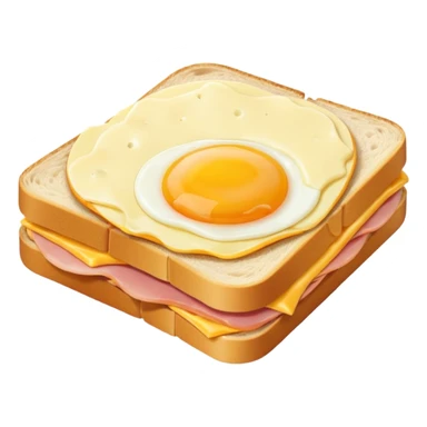 ham egg and cheese sandwich with the egg inside the sandwich not on top sticker