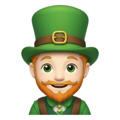 cute kawaii leprechaun sticker