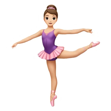 Una chica con vestuario de bailarina urbana con las piernas flexionadas, el dedo índice en la boca, el tren superior inclinado hacia la izquierda y con la cadera proyectada hacia la izquierda sticker