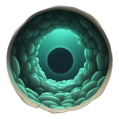 worm hole portal sticker