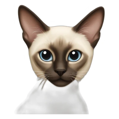 siamese cats two sticker