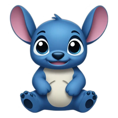 Stitch kawaii sticker